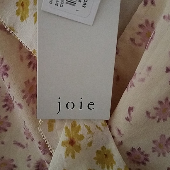 JOIE FLORAL ORITA B SILK DRESS - Picture 7 of 10